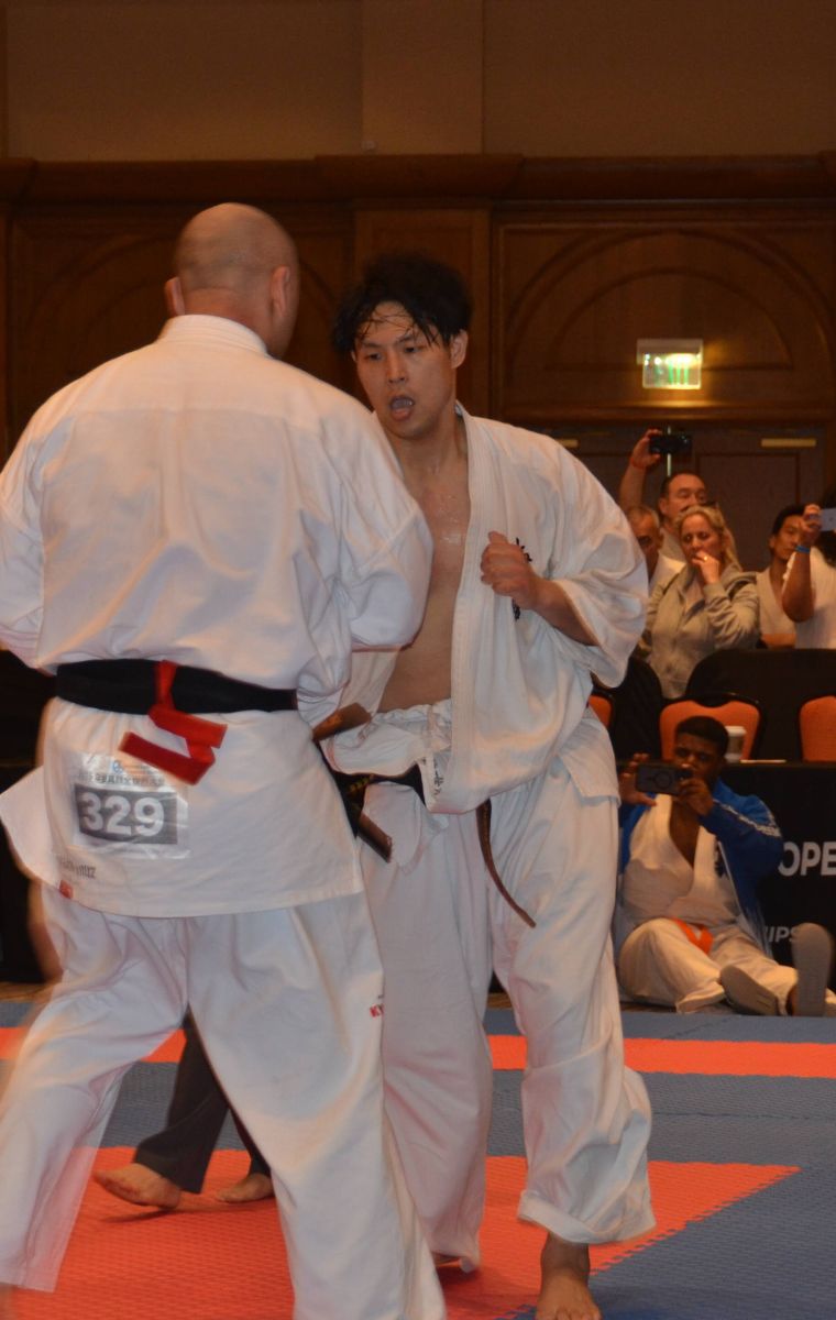 Teens and adults training at Azadani Dojo